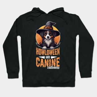 Howloween Dog Cuteness Scary Witchy Meme-y Hoodie